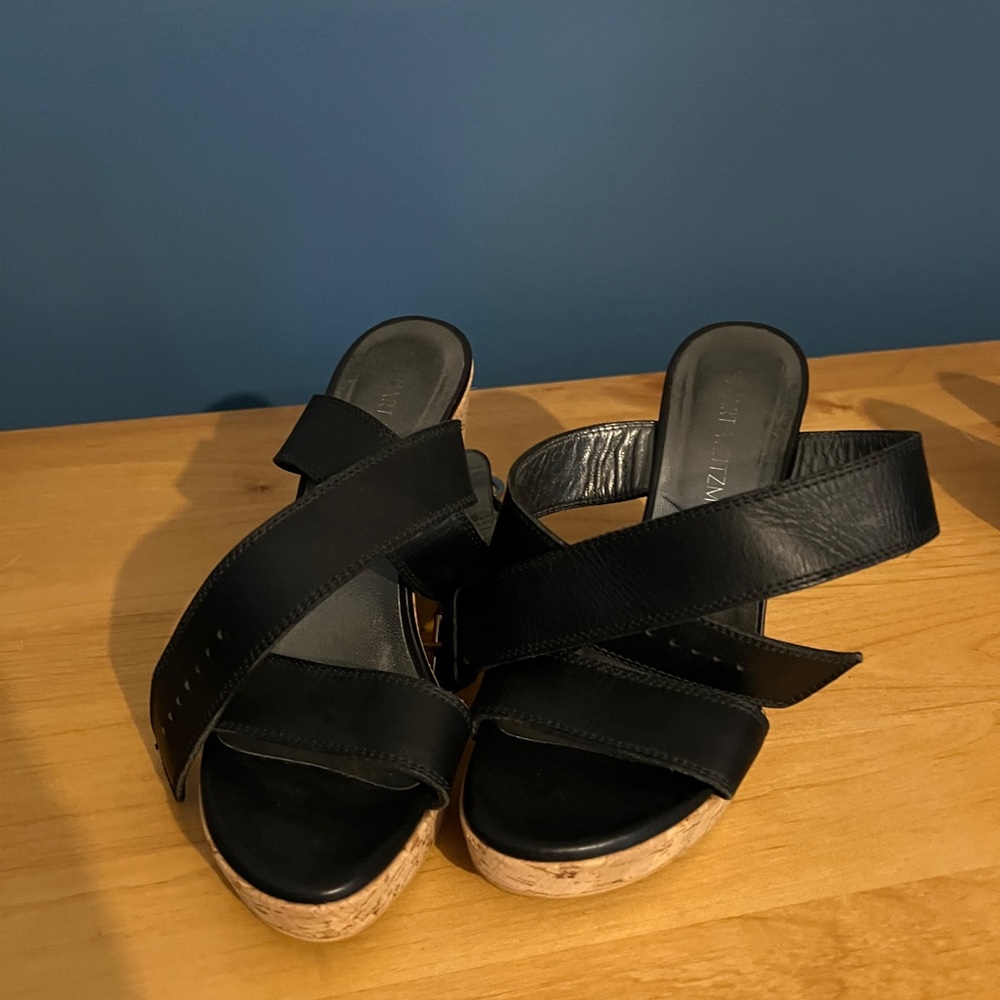 Stuart Weissman wedges- size 8 worn once